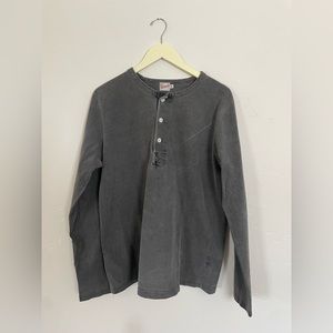 Freenote Cloth Charcoal Henley